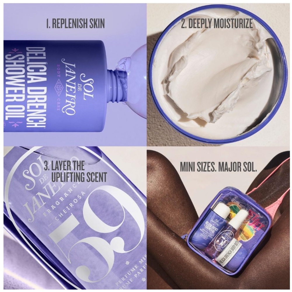 Sol de Janeiro Delícia Drench™ Jet Set NIP - Picture 3 of 8